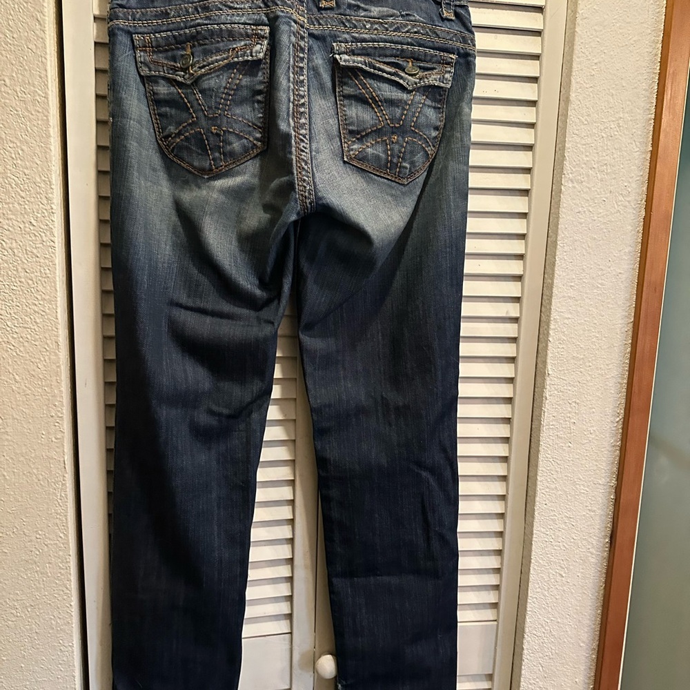 Kut From  The Kloth  Straight Legs Blue Denim Jeans - Picture 5 of 11